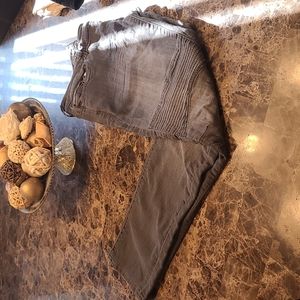 Express low-rise Moto style jeans